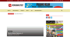 Desktop Screenshot of bengawanpost.com
